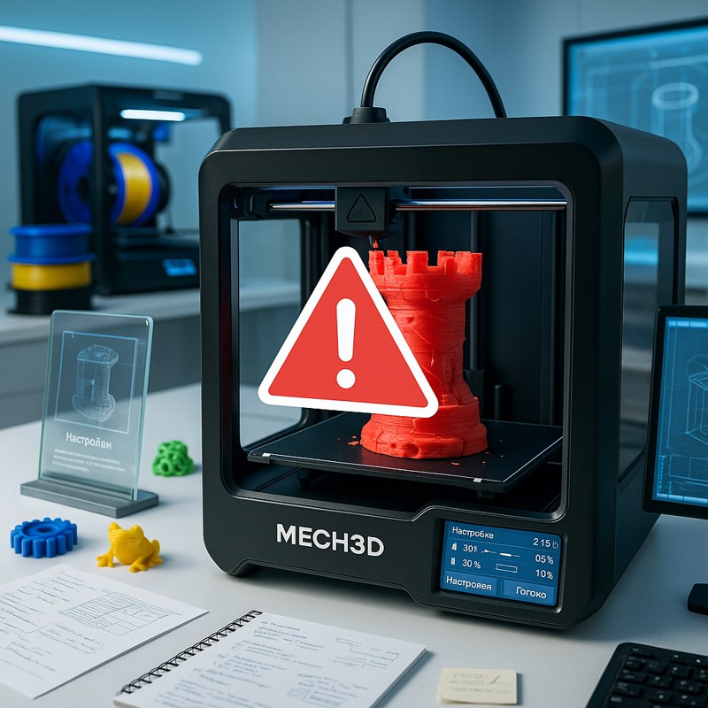 Частые ошибки новичков в 3D печати и как их избежать [article]