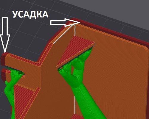 Вертикальная ориентация и древовидные поддержки для ABS Carbon 15